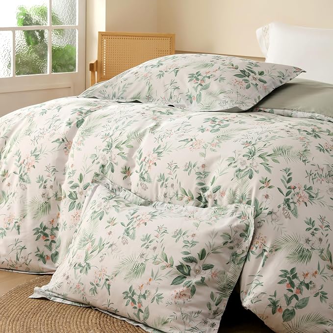 OAITE Duvet Cover Set, 100% Cotton Comforter Cover - Image 4