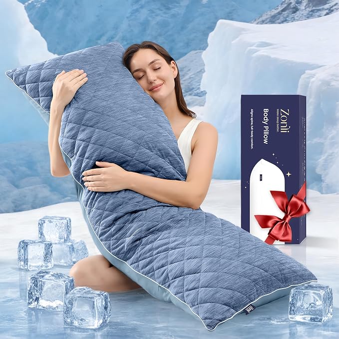 ZonLi Cooling Body Pillow for Adults Side Sleeper & Pregnancy by Zonli