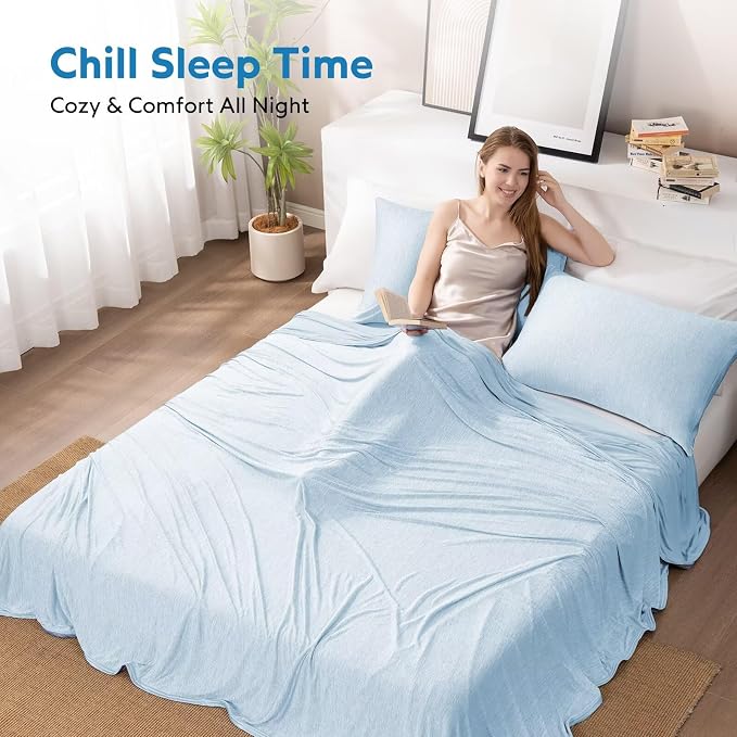 HOMFINE Cooling Blankets for Hot Sleepers - Image 4