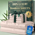 DECOLURE 100% Viscose Derived from Bamboo Sheets California King Size by DECOLURE