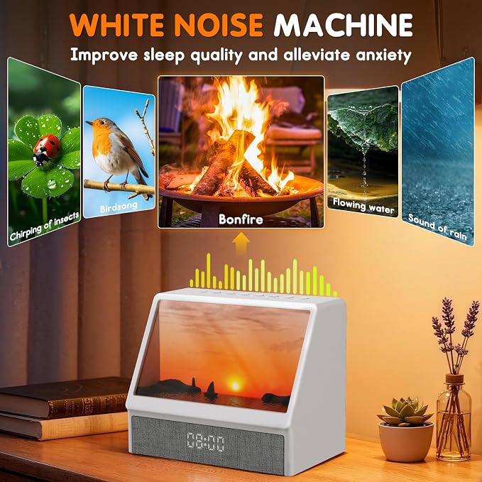 Sunrise Alarm Clock, Wake Up Light Sunlight Alarm Clock - Image 3