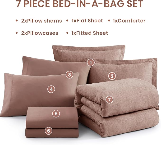 Monbix Queen Comforter Set - Image 7