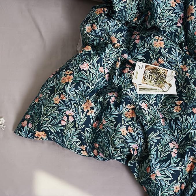 Cupocupa Duvet Cover Queen Size Set Boho Floral Pattern Duvet Cover Queen - Image 4