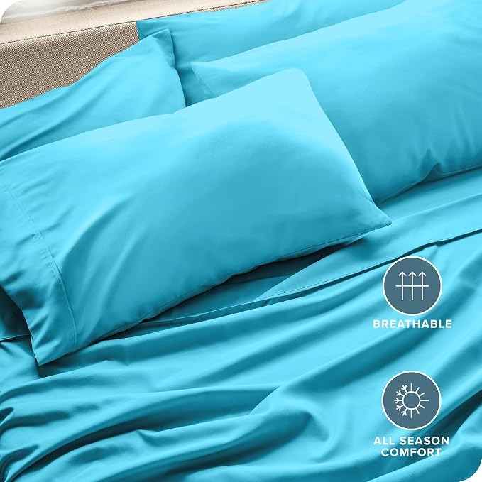 Bare Home Microfiber King Pillowcase Set of 4 - Image 5