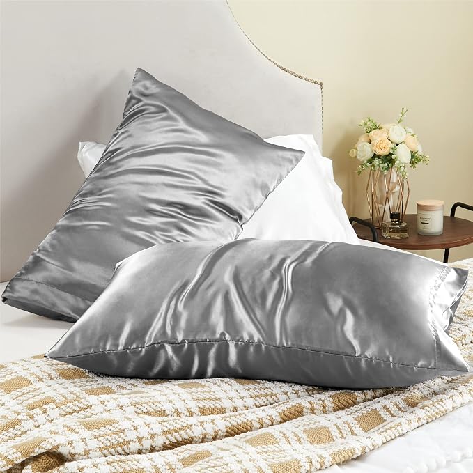 BEDELITE Satin Pillowcase for Hair and Skin, Super Soft and Cooling Similar to - Image 8
