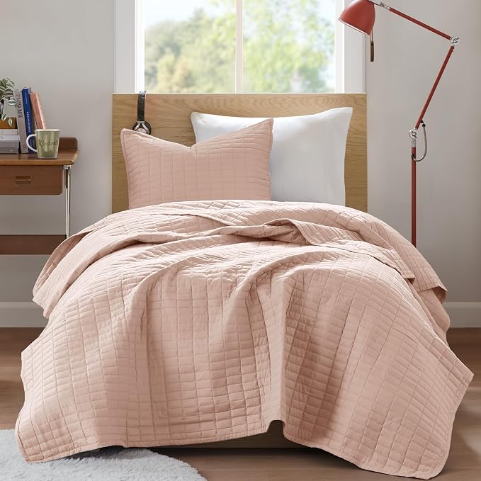 Comfort Spaces Kienna Quilt Set- Double Sided Stitching Design Summer Blanket - Image 2