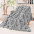 Super Fuzzy Soft Fleece Sherpa Weighted Blanket 15 lbs by EazfyPro