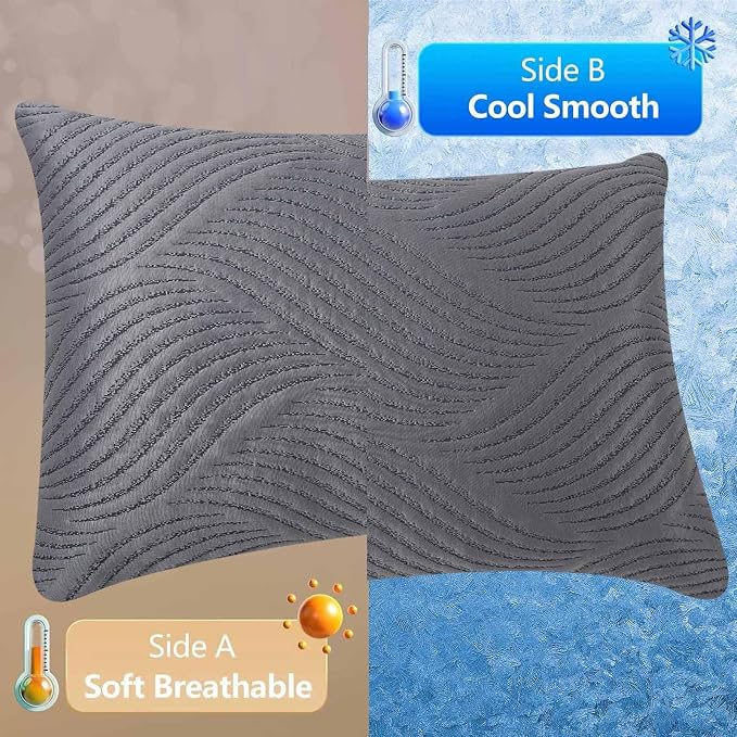 Pillows Queen Size Set of 2 Cooling Memory Foam Pillows - Image 3