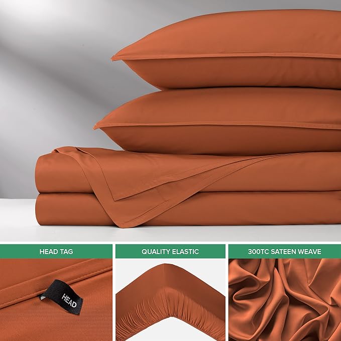 Pure Bamboo King Sheets, Genuine 100% Organic Viscose Derived from Bamboo Bed - Image 6