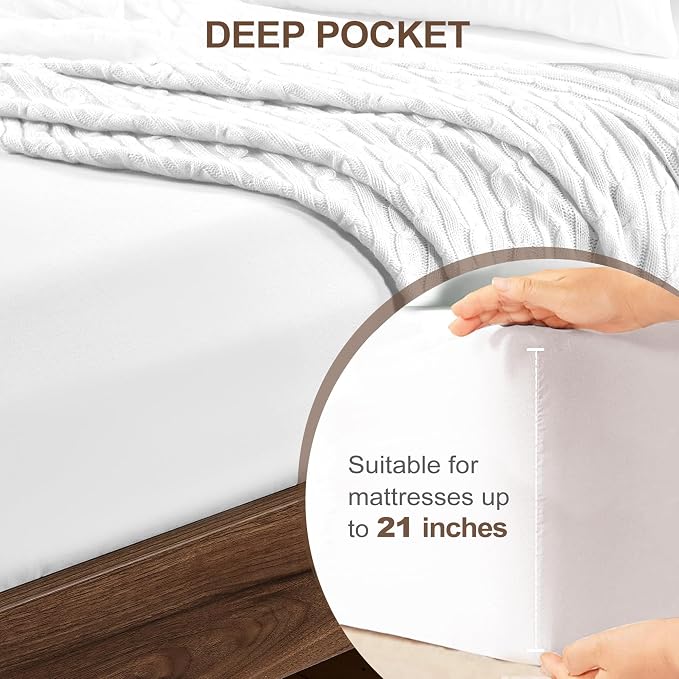 FreshCulture Queen Fitted Sheet Only - Image 4