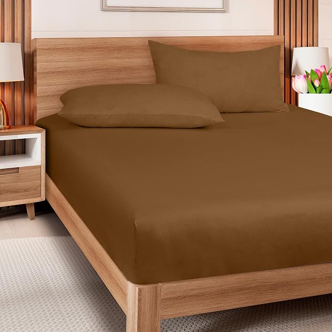 ROYALE LINENS 300 Thread Count 100% Long Staple Combed Cotton Fitted Sheet Twin - Image 8