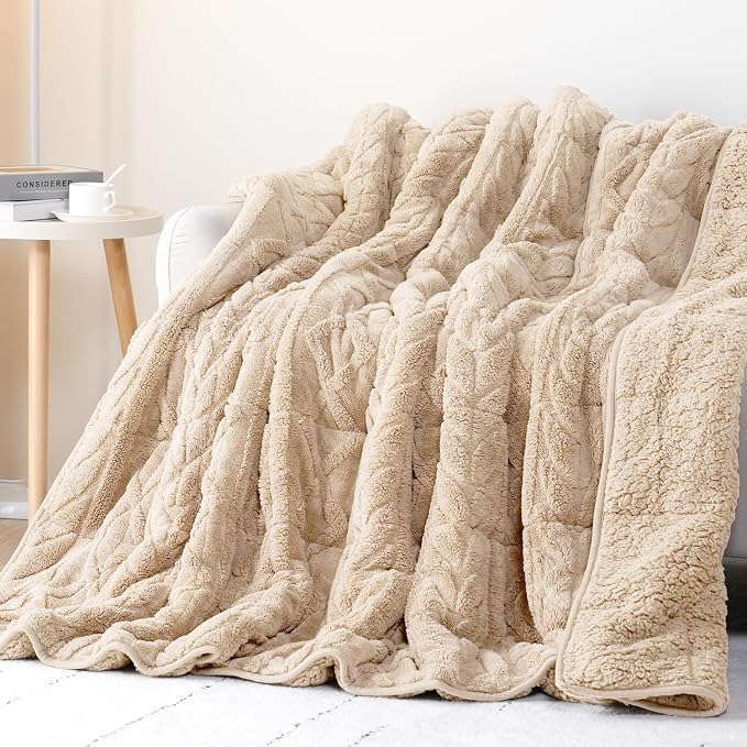 Cottonblue Jacquard Weighted Blanket 15 lbs by Cottonblue