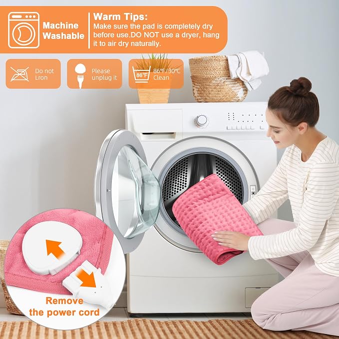 Deepsoon Heating Pad, Electric Heating Pads - Image 8