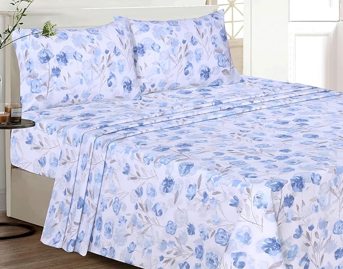 RUVANTI 100% Cotton Sheets – Full Size Percale Bedding, Cooling & Breathable - Image 8
