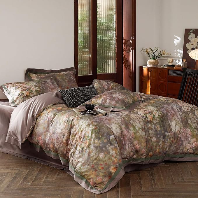 mixinni Vintage Floral Duvet Cover Set - Image 9