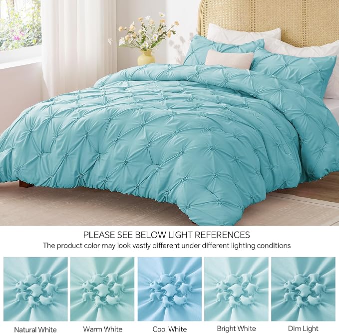 BEDELITE Macaron Blue King Size Comforter Set - Image 8