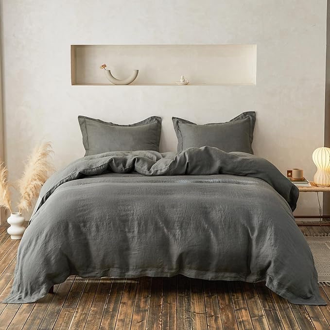 Simple&Opulence 100% Linen Duvet Cover Set by SimpleOpulence
