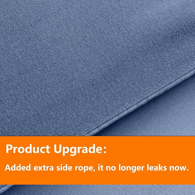 TAIMIT Slate Blue Twin Size Comforter Set - Image 3