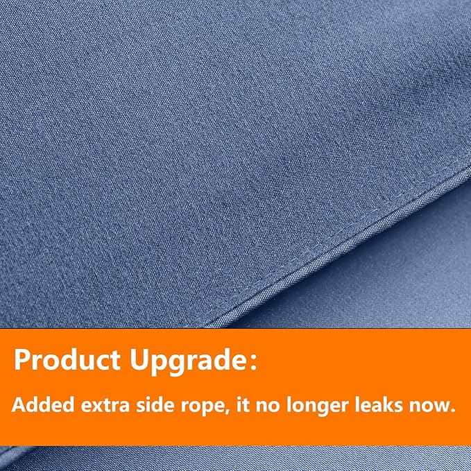 TAIMIT Slate Blue Queen Size Comforter Set - Image 3