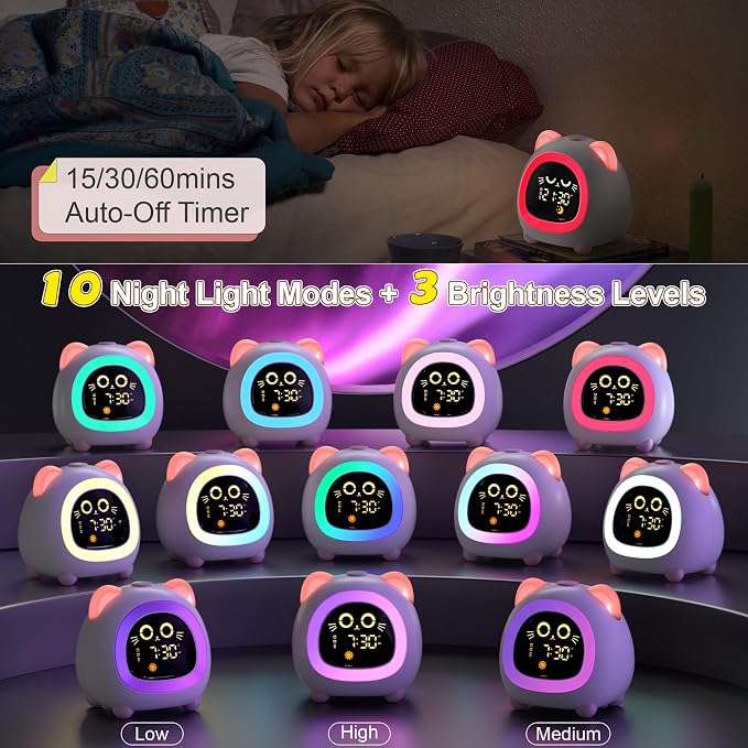 ANALOI Alarm Clock for Kids, Ok to Wake Clock for Kids - Image 5