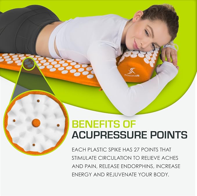 ProsourceFit Acupressure Mat and Pillow Set - Image 3