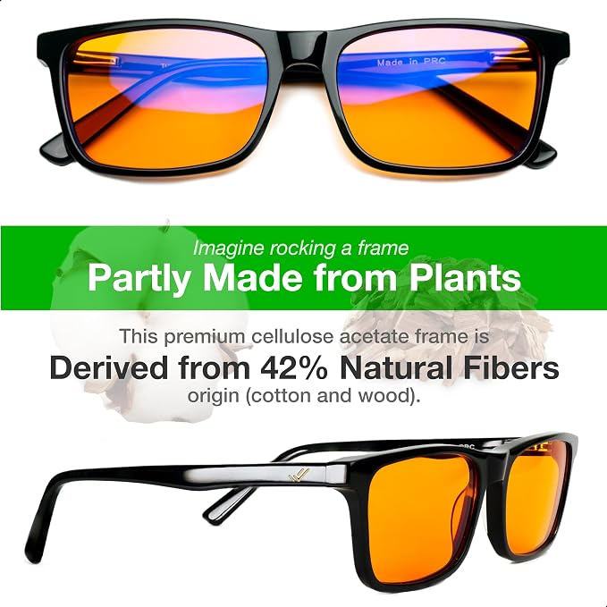Orange Blue Light Blocking Glasses - Image 2