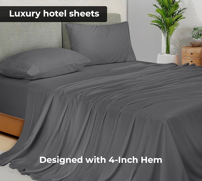 Royale Linens Twin Flat Sheet - Image 2