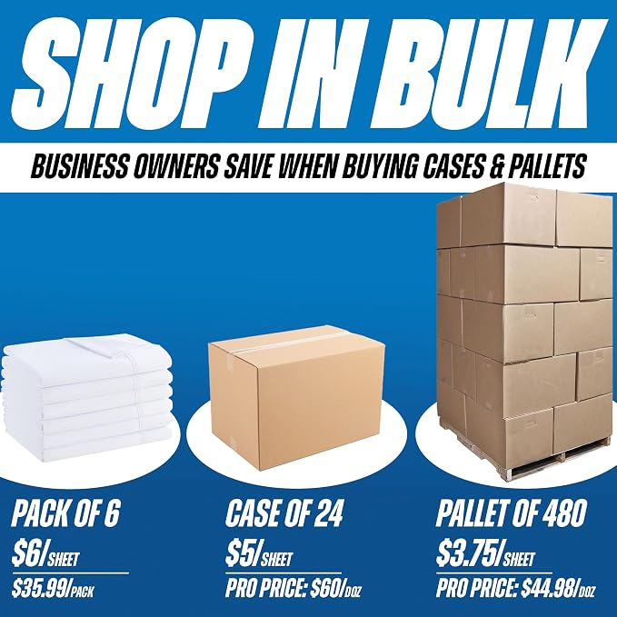 Arkwright Bulk Twin Flat Sheets - Image 2