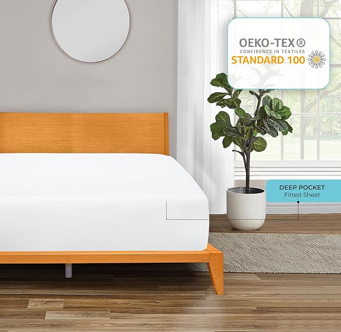 Royale Linens Fitted Sheet Twin - Image 7
