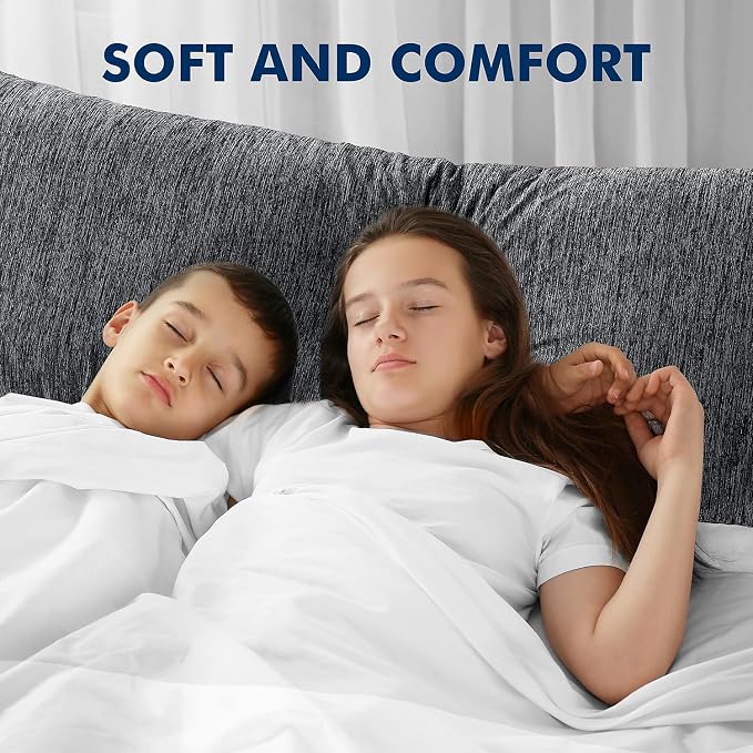 MIULEE Body Pillow for Adults Long Body Pillow for Side Sleeper Memory Foam - Image 7