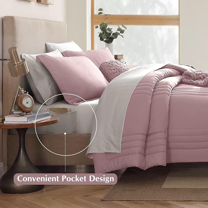 Monbix Queen Comforter Set - Image 6