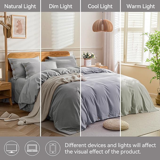 JELLYMONI Cotton Duvet Cover Twin Size - Image 9