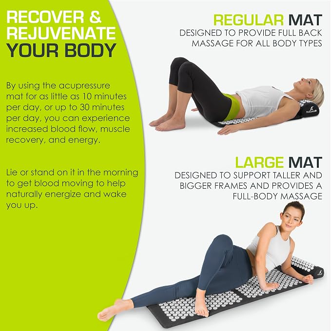 ProsourceFit Acupressure Mat and Pillow Set - Image 5