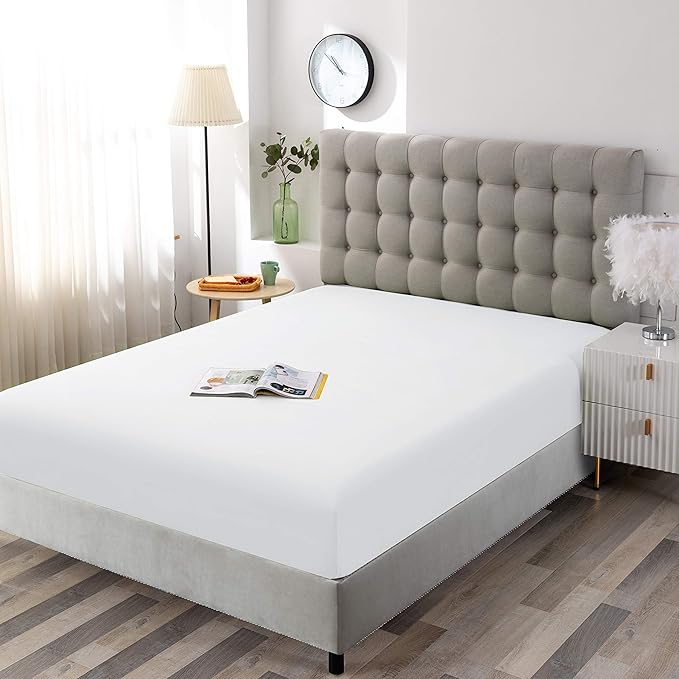Sfoothome Twin Fitted Sheet Only, Brushed Microfiber, Extra Soft and Comfortable - Image 2
