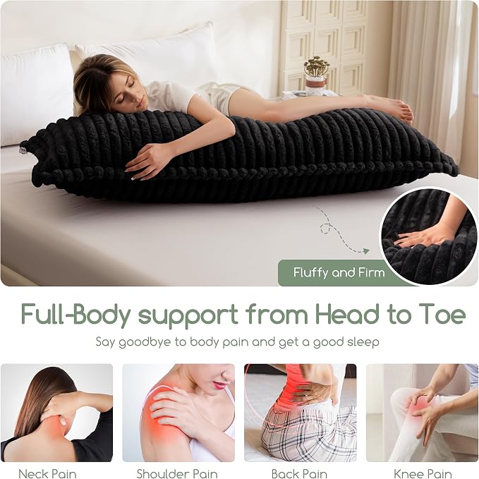 HIGOGOGO Memory Foam Body Pillow, Thickened Large Long Bed Pillow - Image 3