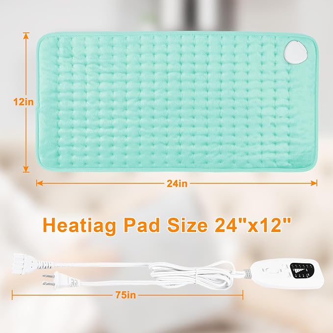 Deepsoon Heating Pad, Electric Heating Pads - Image 4