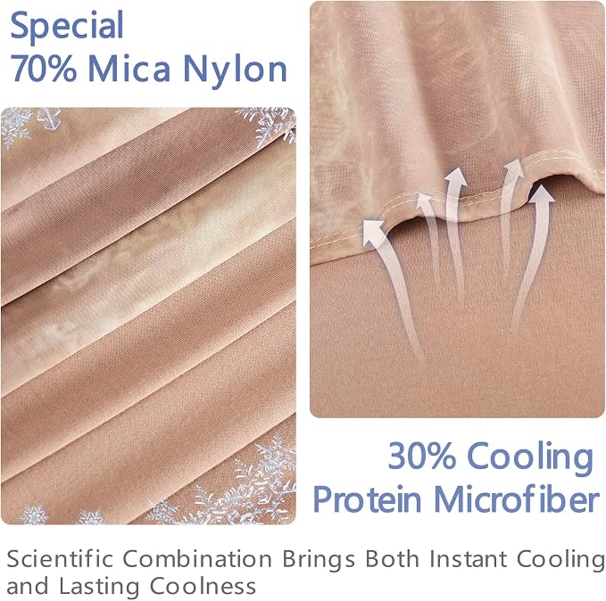 Topcee Cooling Blanket for Hot Sleepers and Night Sweats, 100% Oeko-Tex - Image 3