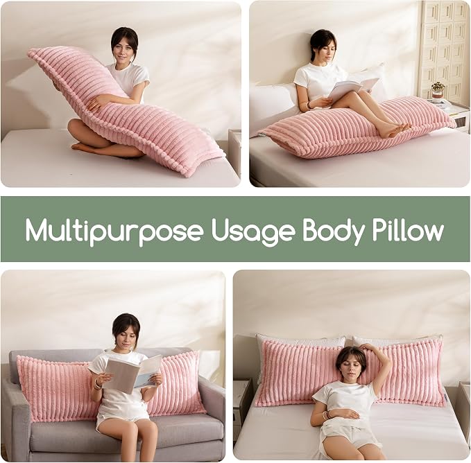 HIGOGOGO Memory Foam Body Pillow, Thickened Large Long Bed Pillow - Image 4