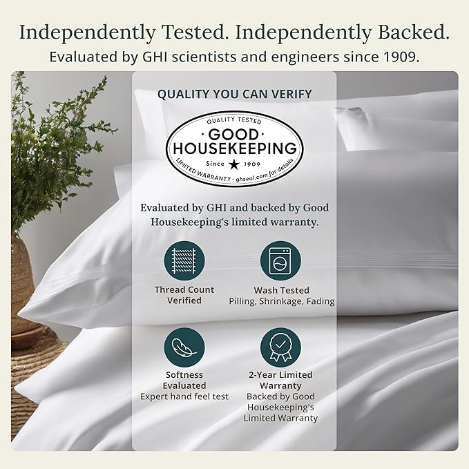 California Design Den King Size Flat Sheet, 400 Thread Count 100% Cotton Sateen - Image 2