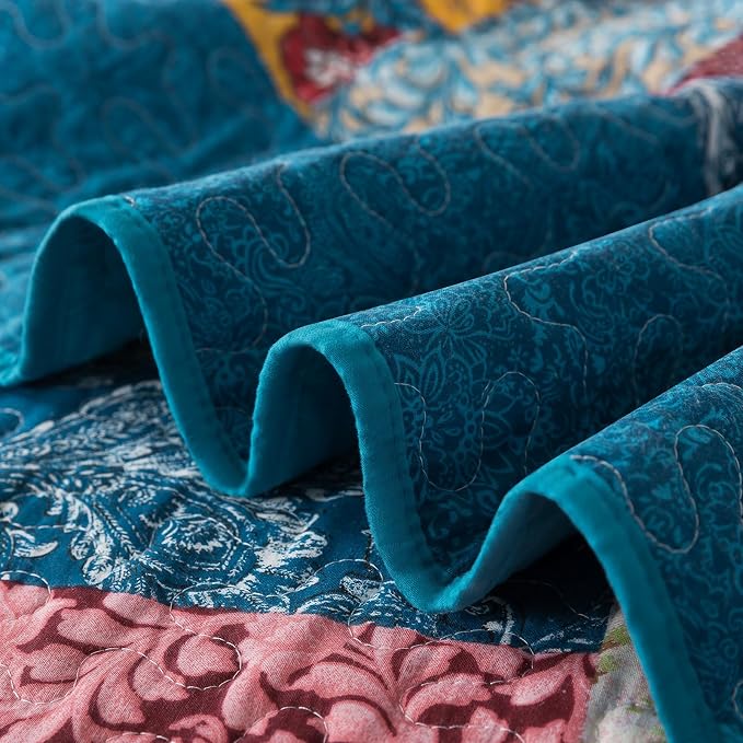 BEDIFANY Cotton Queen Quilt Set - Image 3