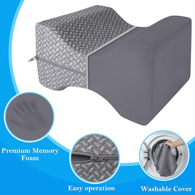 BlissTrends Memory Foam Knee Pillow, Knee Pillow - Image 2