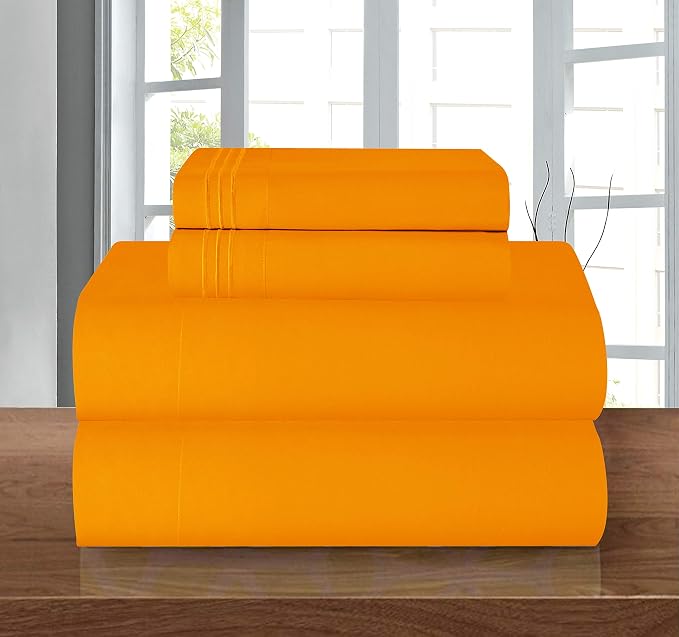 Elegant Comfort Luxury 1500 Premium Hotel Quality Microfiber 4-Piece Sheet Set by ELEGANTCOMFORT