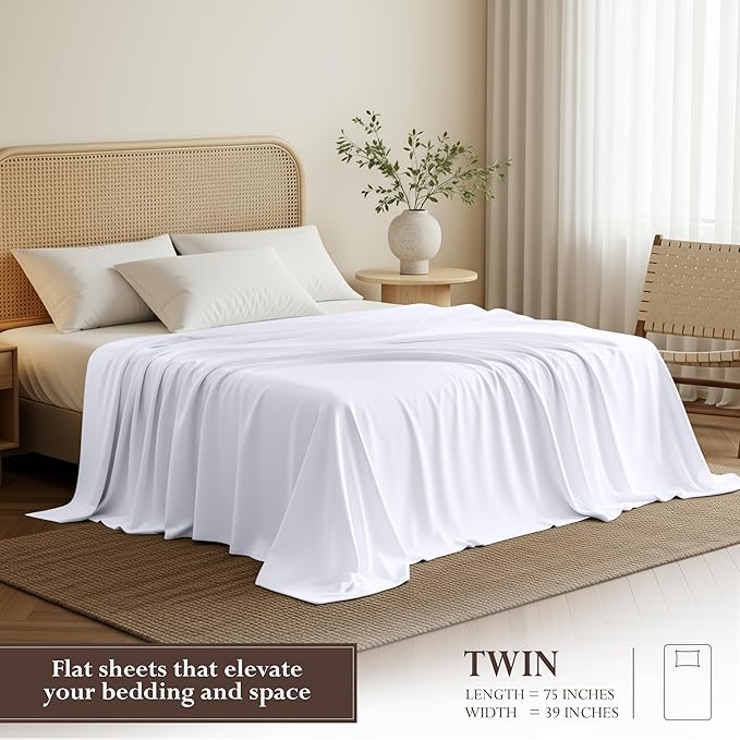 Utopia Bedding Flat Sheets - Image 2