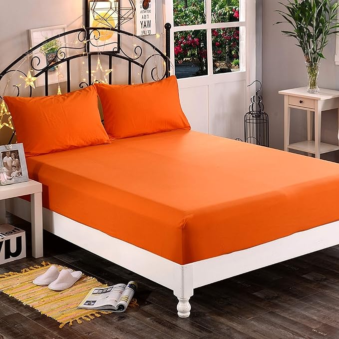 Elegant Comfort 1500 Premium Hotel Quality 1-Piece Fitted Sheet, Softest by ELEGANTCOMFORT