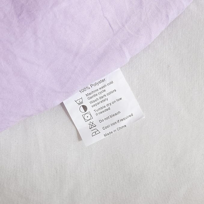 ROSGONIA California King Comforter Set Lavender, All Season Bedding Bedspread - Image 8