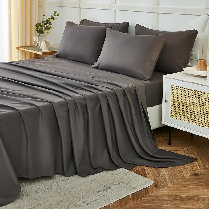 ILAVANDE Queen Sheets Set 6 Piece, Hotel Luxury Super Soft 1800 Series by ILAVANDEforYourBedHome