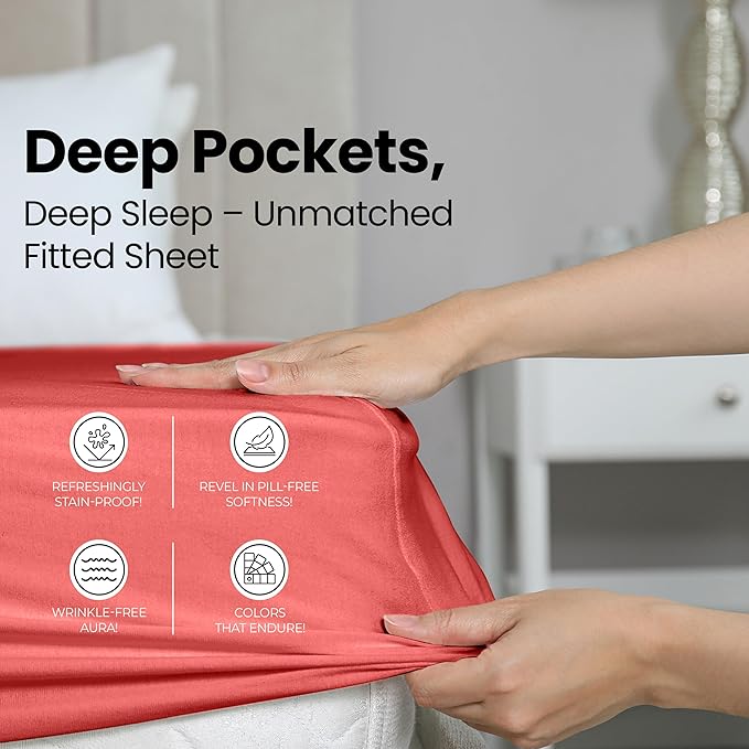Utopia Bedding Full Fitted Sheet - Image 4