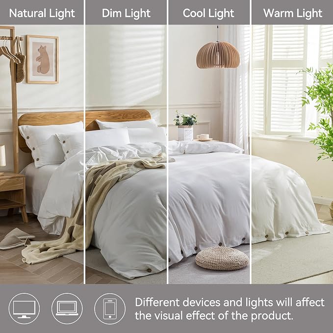JELLYMONI Cotton Duvet Cover Twin Size - Image 9