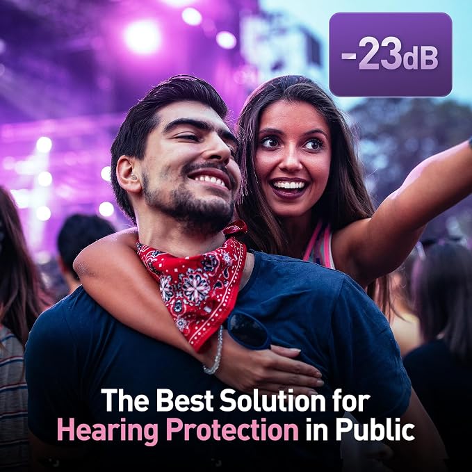 Reure High Fidelity Concert Ear Plugs, Noise Cancelling Silicone Ear Plugs 2 - Image 4