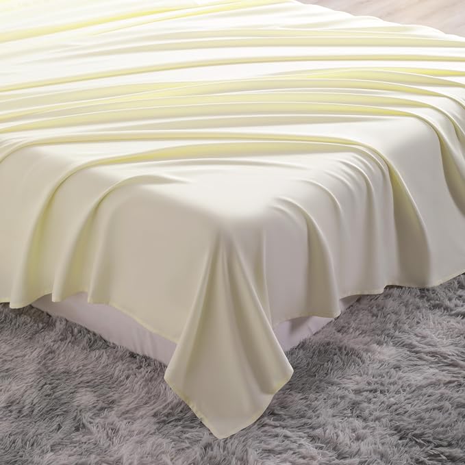 NTBAY Twin Extra-Long Flat Sheet Only - Image 7